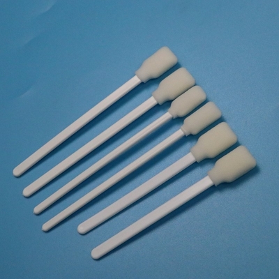 106mm Disposable White PP Sticker Rectangle Sponge Swab Skin Antiseptic Medical Foam Swab Applicator
