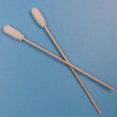 720 Lint Free Wooden Stick Soft Foam Cover Cotton Cleanroom Swab Applicator