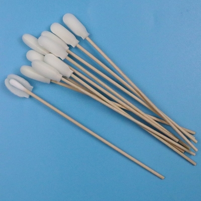 720 Lint Free Wooden Stick Soft Foam Cover Cotton Cleanroom Swab Applicator