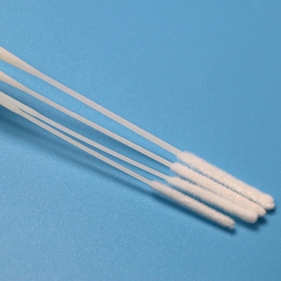 Individual Wrapped Flocked Nylon Nasal Swab Sterile Specimen Collection Swab With Tube