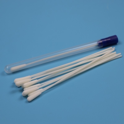 Disposable ABS Stick Flocked Nylon Oral Swab Sterile Specimen Collection Swab