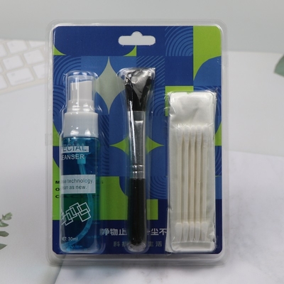 4 In 1 Lint Free Screen Cotton Bud Computer Cleaning Kit With Liquid