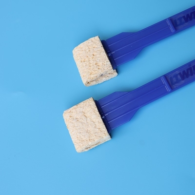 High Absorbency Rectangular Cellulose Sponge Stick Specimen Collection Stick-Mounted Sponge Swab Applicator