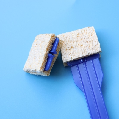 High Absorbency Rectangular Cellulose Sponge Stick Specimen Collection Stick-Mounted Sponge Swab Applicator