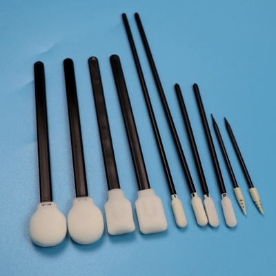 Portable Black Handle Sponge Foam Swab Precision Cleaning Swab Kit Car Cleaning Kit