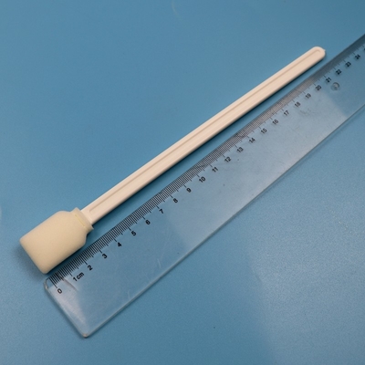 228mm Lint Free White Extra Long Handle Rectangular Cleanroom Swab UV Printer Cleaning Foam Swab