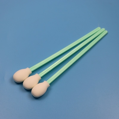 180mm Lint Free Extra Long Handle Round Sponge Cleanroom Swab Printer Cleaning Circular Foam Swab
