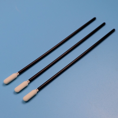 TX740 Lint Free 6.5&quot; Long Black Handle Sponge Cleanroom Swab Car Cleaning Foam Swab