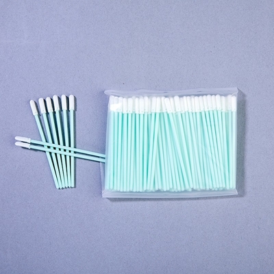 Micro Groove Cleaning Tools TX750 Type 76mm Foam Tip Swabs with Sturdy PP Handle