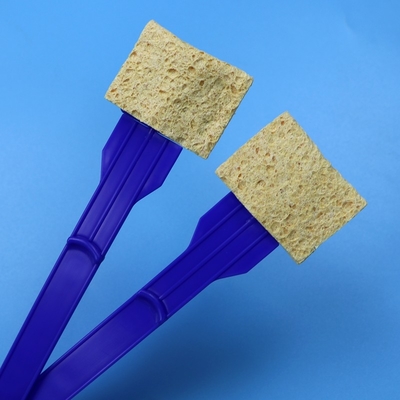 High Absorbency Environmental Surface Sampling Foam Swabs Cellulose Stick Mounted Sponge Swab  for Laboratory