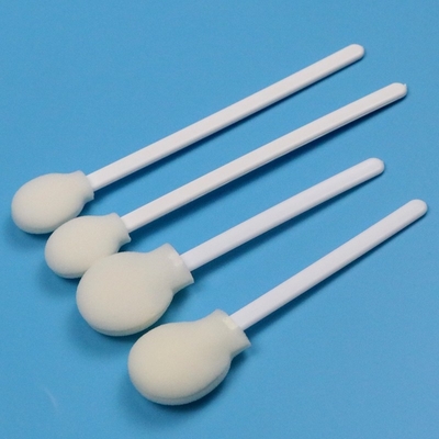108mm Disposable White PP Stick 30mm Big Round Head Sponge Stick Medical Circular Foam Swab Applicator