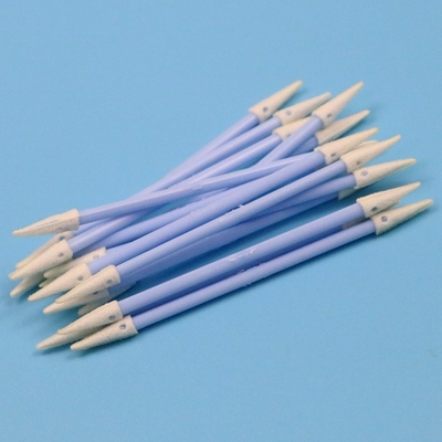 Blue Handle Double Ended Pointed Sponge Detailing Swab Precision Cleaning Foam Swab for Cleanroom