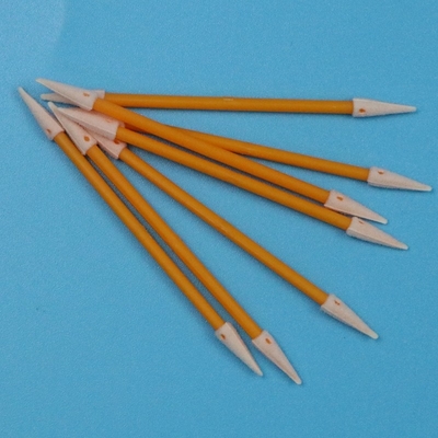 Lint Free Orange Stick Double Ended Pointed Sponge Detailing Swab Cleanroom Foam Swab