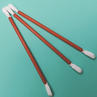 Lint Free Double Twisted Head Cleanroom Microfiber Detailing Swab Car Cleaning Polyester Swab