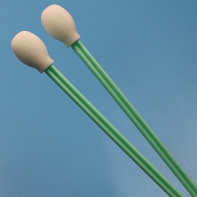 Lint Free 180mm Extra Long Handle Circular Sponge Detailing Swab Printer Cleaning Foam Swab