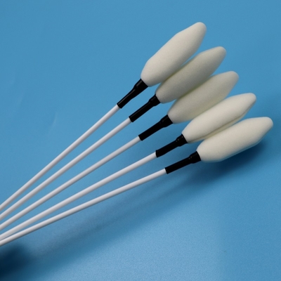Disposable PP Stick Big Medical Sponge Stick Blood Removing Foam Swab For Trocar Cleaning