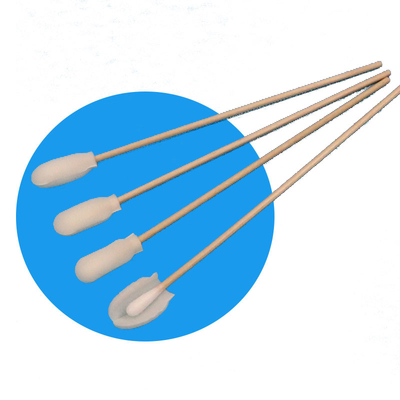 TX720 Biodegradable Wooden Stick Sponge Stick Medical Foam Cover Cotton Swab Applicator
