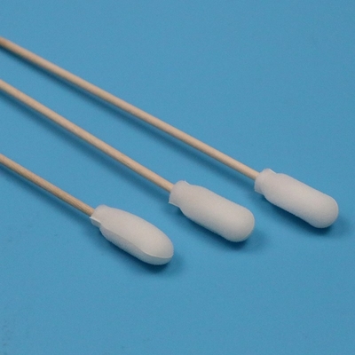 TX720 Biodegradable Wooden Stick Sponge Stick Medical Foam Cover Cotton Swab Applicator