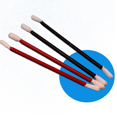 In Stock 768 Double Twisted Heads Polyester Swab Cleanroom Microfiber Swab For Car Cleaning