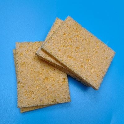 6*8*0.5cm High Absorbency Rectangular Cellulose Sponge Swab Environmental Surface Sampling Swab For Food