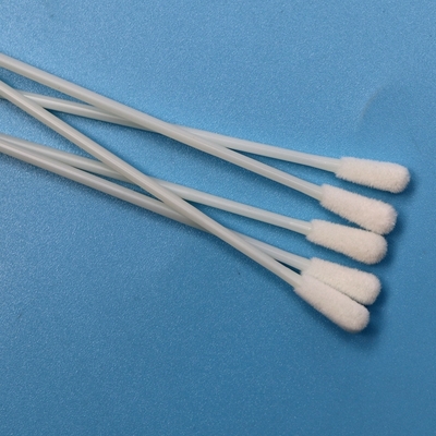 146mm Individal Wrapped Flocked Nylon Oral Sampling Swab Sterile Specimen Collection Swab Without Breaking Point For Medical