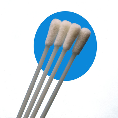 146mm Individal Wrapped Flocked Nylon Oral Sampling Swab Sterile Specimen Collection Swab Without Breaking Point For Medical