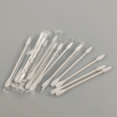 Professional Salon Cotton Swabs Individually Wrapped Round/Pointed Tips for Lash Extensions & Spa Use