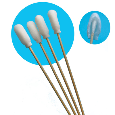 720 Biodegradable Wooden Stick  Foam Cover Cotton Swab Applicators Precision Cleaning Swab for Labs