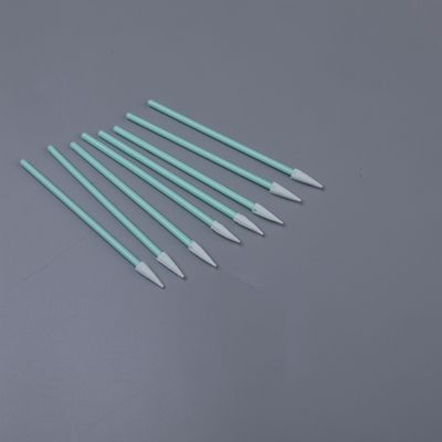 Sharp Point Polyester Swab for Electronics Optical Lens PCB Keyboard Gap Cleaning High Absorbency 75mm