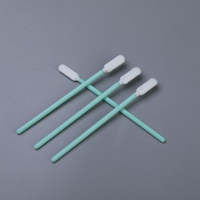 100mm Polyester Cleaning Swab - 6.5x3mm Head - for MT Ferrule, V-Groove, PLC Splitter & Fiber Connector Endface