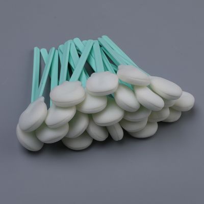 128mm Length Sponge Swab with Round Tip Design for Precision Cleaning - 50pcs per Pack