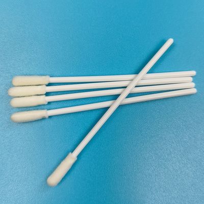 8cm PP Stick Round Foam Tip Surface Sampling Swab Environmental Control Specimen Collection Swab for Food