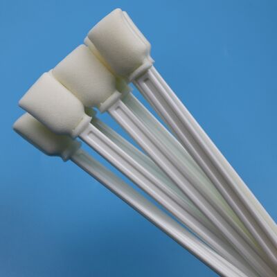 230mm Long Handle Lint Free Rectangular Sponge Automotive Detailing Swab Car Cleaning Foam Swab for Printer Cleaning