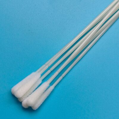 Disposable ABS Stick Flocked Nylon Sampling Swab Oral Swab Sterile Specimen Collection Swab with Individual Packing