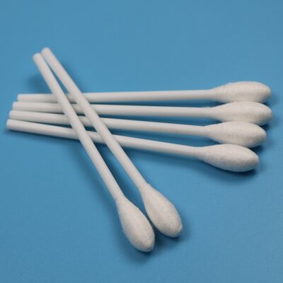 100mm Rigid PP Stick Big Round Head Cotton Bud Medical Qtips Cotton Swab Applicator for Laboratory