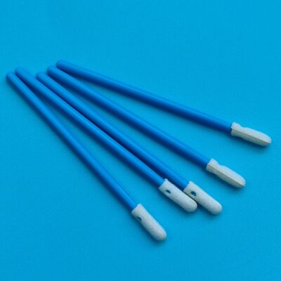 742 Lint Free Blue Handle 3.6mm Precision Sponge Swab Electronics Cleaning Foam Tip Detailing Swab for Cleanroom