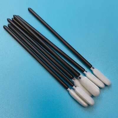 TX746 Lint Free Black Handle Automotive Cleaning Swab Sponge Detailing Swab Precision Foam Swab for Car Cleaning