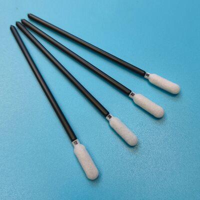 TX746 Lint Free Black Handle Automotive Cleaning Swab Sponge Detailing Swab Precision Foam Swab for Car Cleaning