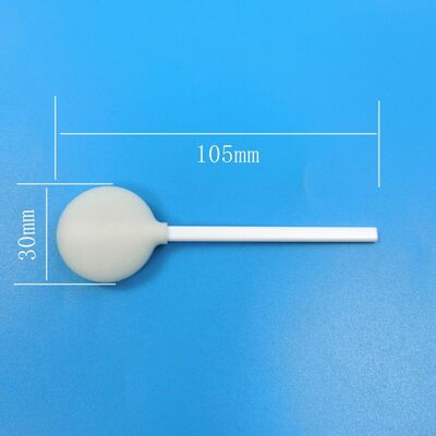 High-Fluid-Capacity Wound Cleansing Sponge: 105mm Handle with Large Round Head for Efficient Exudate Management