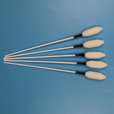 21cm Disposable Long PP Stick Medical Cleaning Sponge Swab Foam Tip Trocar Wipe Swab for Hospital