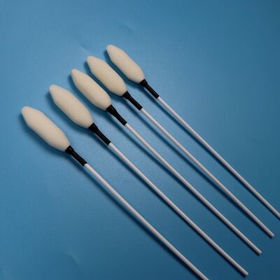 21cm Disposable Long PP Stick Medical Cleaning Sponge Swab Foam Tip Trocar Wipe Swab for Hospital