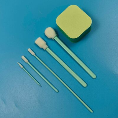 Portable Green Handle Micro Sponge Detailing Swab Kit Precision Cleaning Swab Kit Car Cleaning Kit