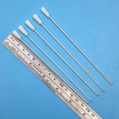 145mm ABS Stick Flocked Nylon Sterile Swab Flu Test Sampling Swab Oral Specimen Collection Swab without Breaking Point