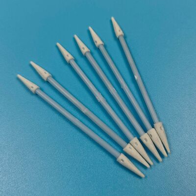 Lint Free Blue Handle 3.6mm Mini Pointed Sponge Swab Car Cleaning Detailing Swab Precision Cleaning ESD Foam Swab for Cleanroom