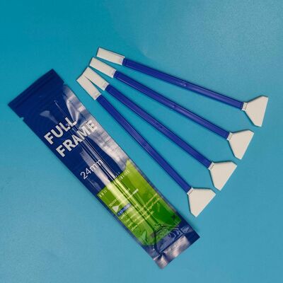 Individual Wrapped 24mm V Shape Microfiber Swab Double Ended Camera Cleaning Swab Full Frame Sensor Swab Detailing Swab