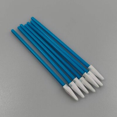 Blue Handle Lint Free Swab Mini Pointed Polyester Swab Precision Cleaning Swab for Cleanroom