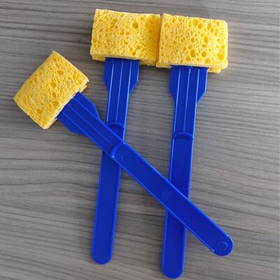 Detachable Cellulose Sponge Stick Microbial Specimen Collection Swab Surface Sampling Swab Environmental Monitoring Swab for Laboratory