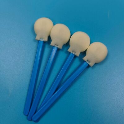 28mm Disposable PP Stick Large Round Sponge Tip Swab Applicatr Circular Foam Swab Applicator for Skin Care