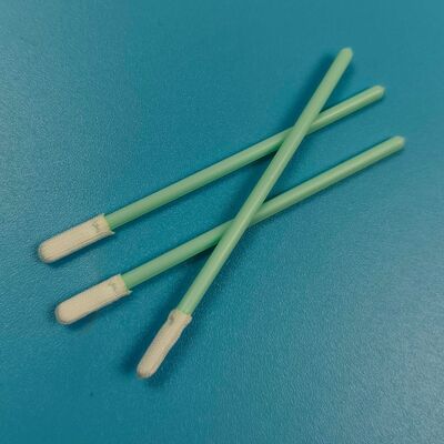 TX758 Lint Free Small Flat Cleanroom Swab Semiconductor Cleaning ESD Polyester Swab Pecision Cleaning Swab