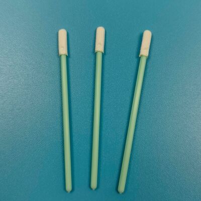 TX758 Lint Free Small Flat Cleanroom Swab Semiconductor Cleaning ESD Polyester Swab Pecision Cleaning Swab